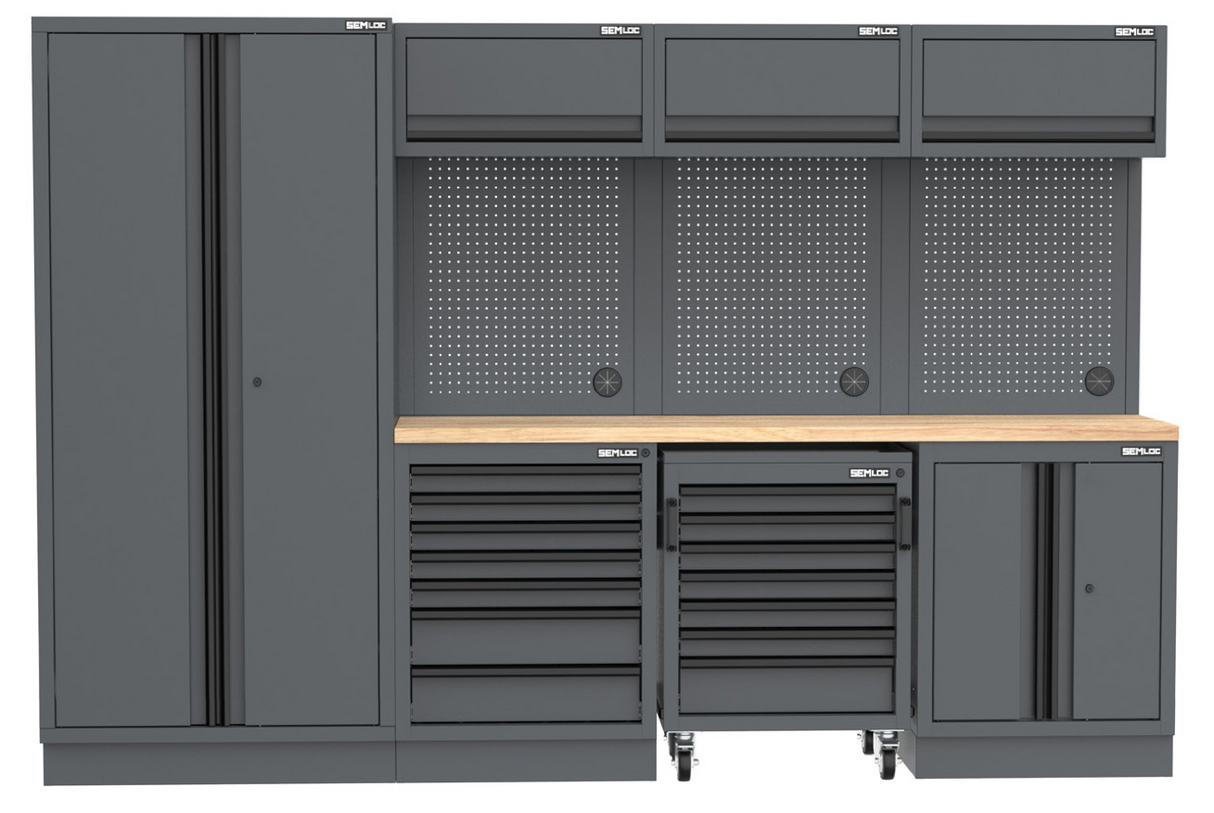 SEMLOC Workspace Werkstatteinrichtung - Variante 1 - 2955x495x2000mm