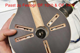 Universal router compass for hand routers, router diameter 30 to 2200 mm