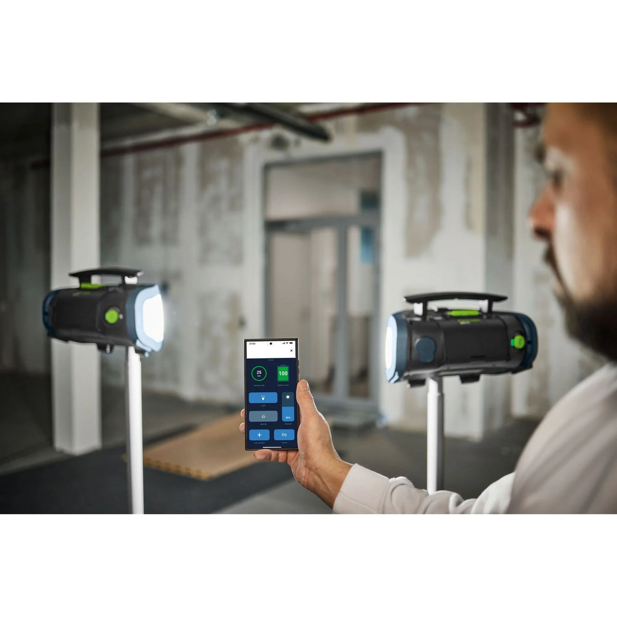 NEUHEIT: Festool Hybrid-Baustrahler DUO-H I-Basic