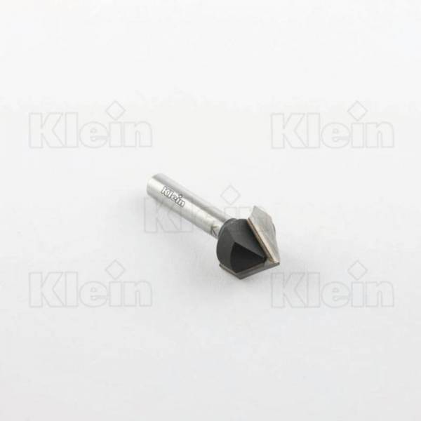 KLEIN® V-Nutfräser - Schneidenwinkel 90° Ø 25,4mm - Schaft 8mm - C109.254.R