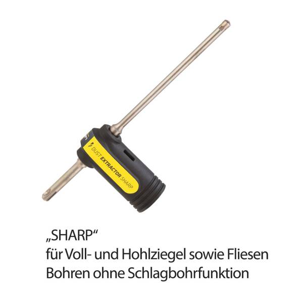 ALPEN® DUST EXTRACTOR SHARP Saugbohrer für Ziegel mit SDS-plus Schaft & Hartmetall-Schneiden