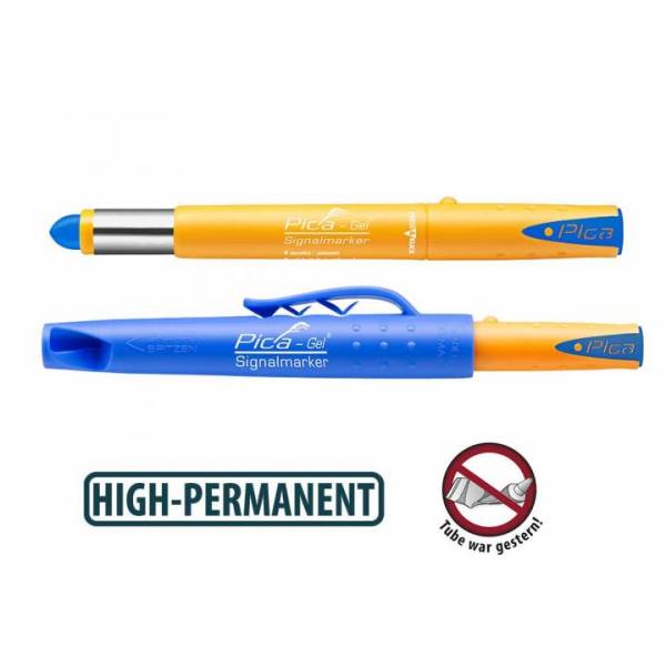 Pica-Gel Signalmarker - HIGH-PERMANENT - Farbe: Blau - 8081