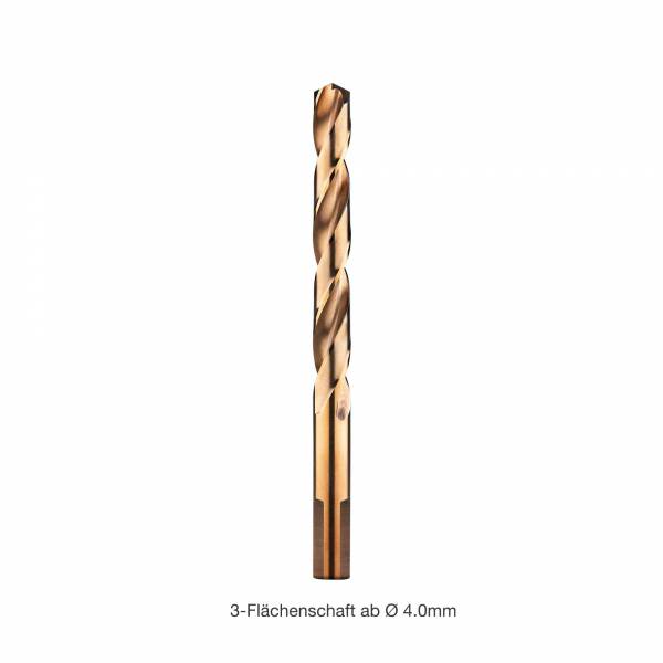 ALPEN HSS Cobalt GRIP Edelstahl-Spiralbohrer Ø 13.0 mm - DIN 338 RN, 3-Flächenschaft