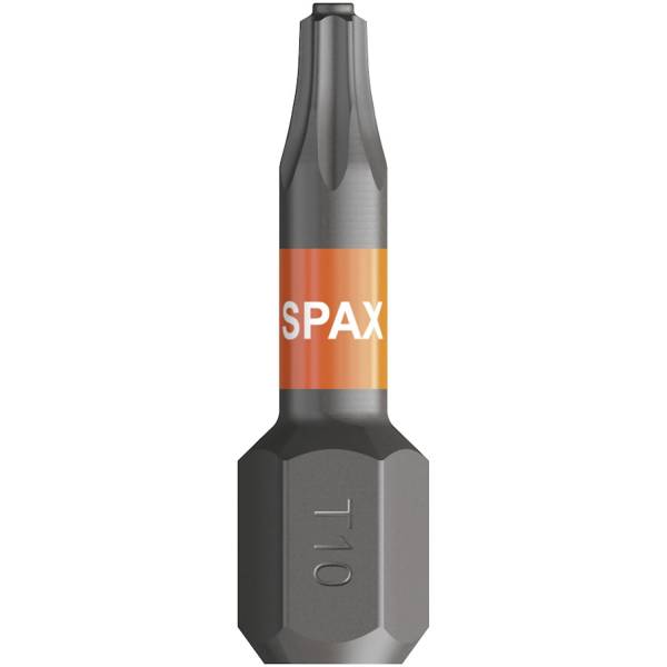 SPAX® Bit-Einsatz T-Star 1/4", Länge 25 mm mit Zapfenführung - 5 Stück