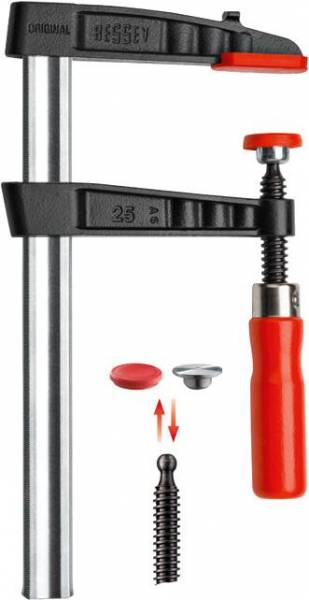 Bessey Temperguss-Schraubzwinge - Spannweite: 120mm − TG12