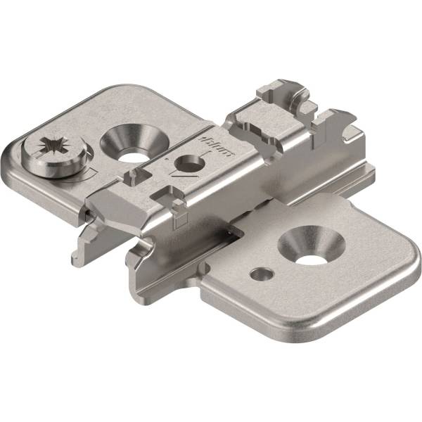 Blum® CLIP Kreuzmontageplatte, Spax-Schrauben, HV: Exzenter, Distanz 3 mm - 173H7130