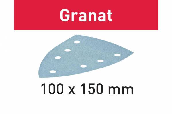 Festool Schleifblatt STF DELTA 100x150mm - Type: Granat