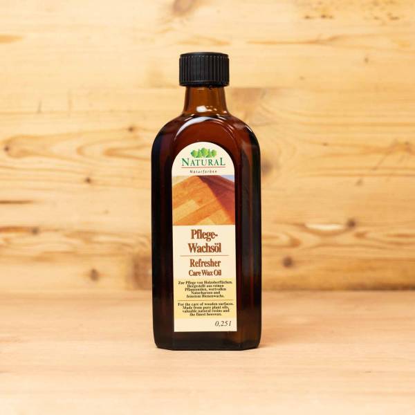 NATURAL Pflegewachsöl für geölte Möbel und Böden - 250ml Flasche