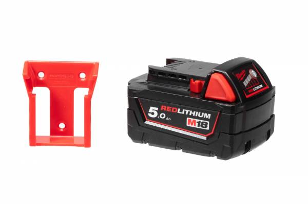 StealthMounts® Akku-Halterung / Wandhalterung für 18V MILWAUKEE M18 - 6er Pack