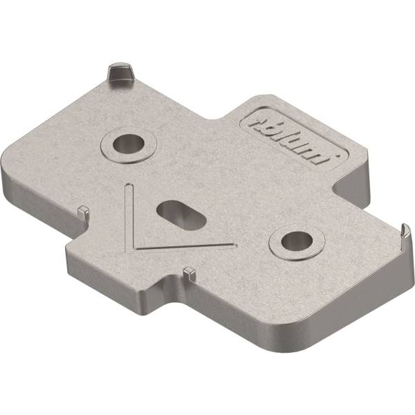 BLUM Winkelkeil kreuzform +5° Schraubversion, Zink, Distanzstärke 3 mm - 171A5040