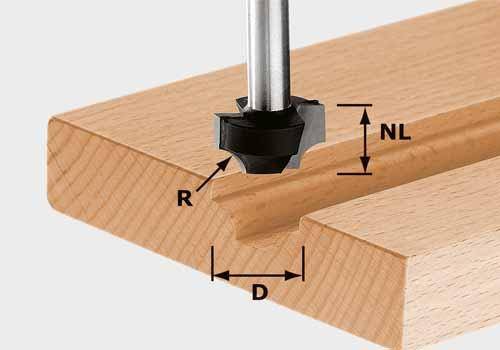 Festool Viertelstabfräser HW S8 D23/R6 - NO: 491007