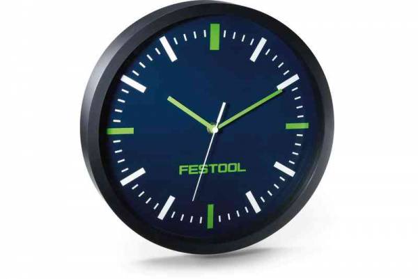 Festool Wanduhr Ø 30cm - geräuschloses Sweep Uhrwerk - 498385