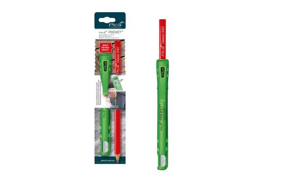 Pica POCKET Köcher & Messer + 1 Zimmermannsstift Gratis - 505/01