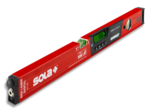 SOLA Digitale Wasserwaage RED 60 laser digital - magnetisch & laser - 60cm
