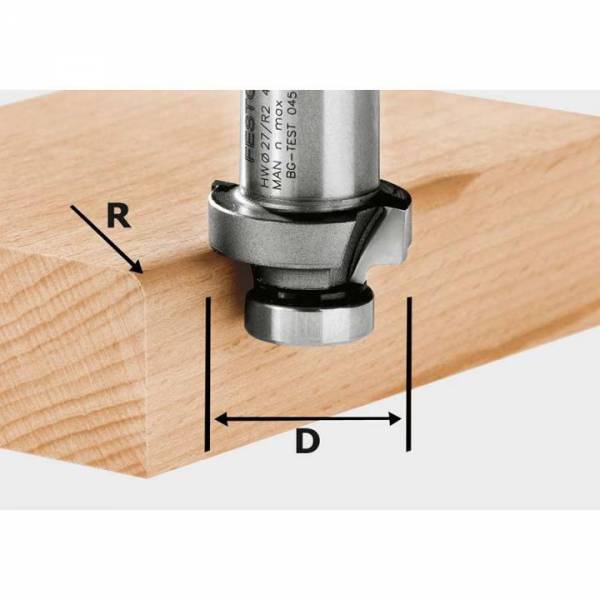 Festool Abrundfräser HW R2-OFK 500 - Hülsenschaft - NO: 490092