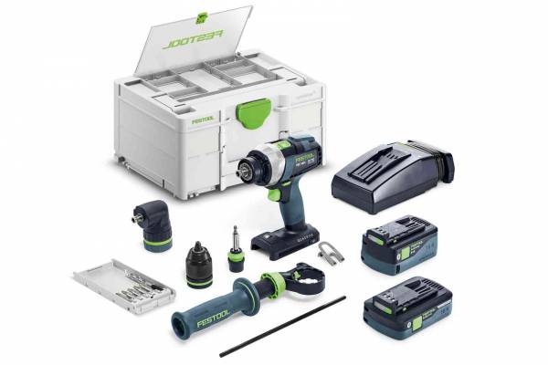 Festool Akku-Bohrschrauber QUADRIVE TDC 18/4 5,0/4,0 I-Set - 577612