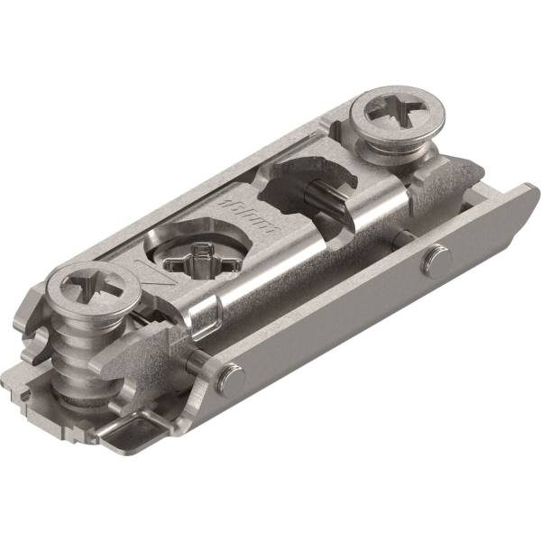 Blum® CLIP Exzenter Montageplatte gerade, Stahl, vorm. Systemschraube, Distanz: 0 mm - 175H4100