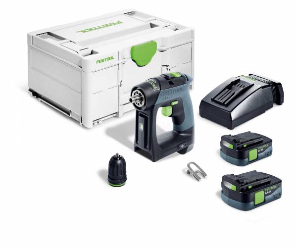 Festool kompakter 12V Akku-Bohrschrauber CXS 12 2,5-Plus - 576864