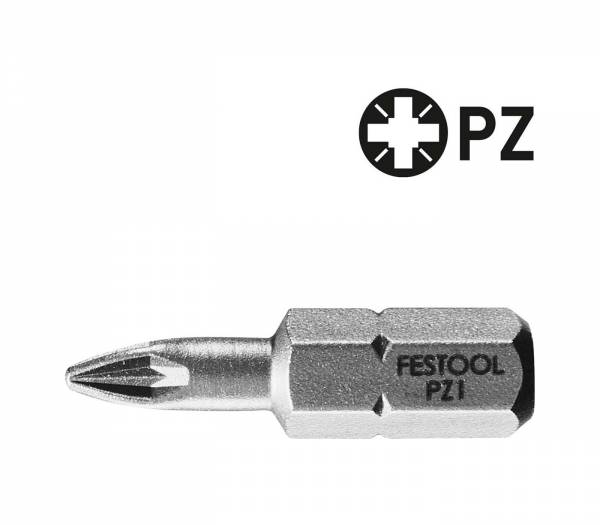 Festool Standard Bit PZ 1 25mm - 10 Stück