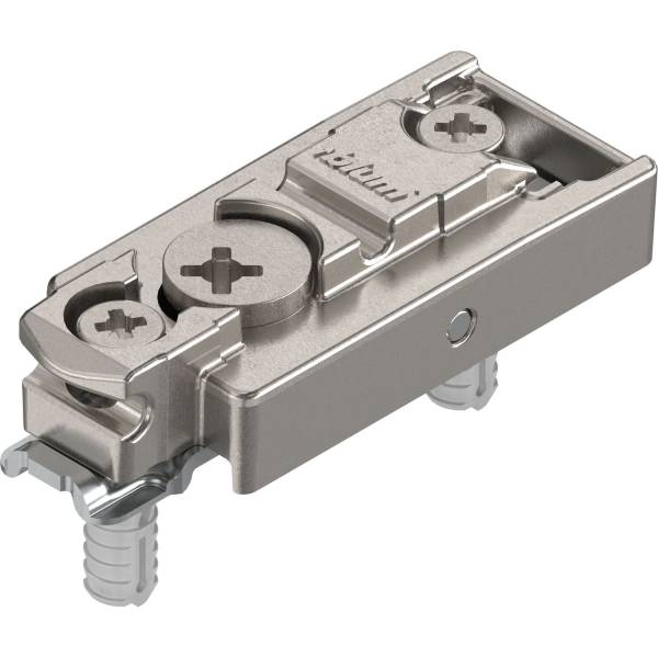 Blum® CLIP Montageplatte gerade, EXPANDO, HV: Exzenter, Distanz 3 mm - 177H5430E