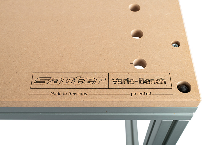 Vario-Bench Multifunktions-Lochplatte 1200x800mm - CNC-gefräst