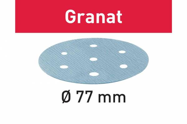 Festool Schleifscheibe STF Ø 77mm - Lack/Spachtel - Type: Granat