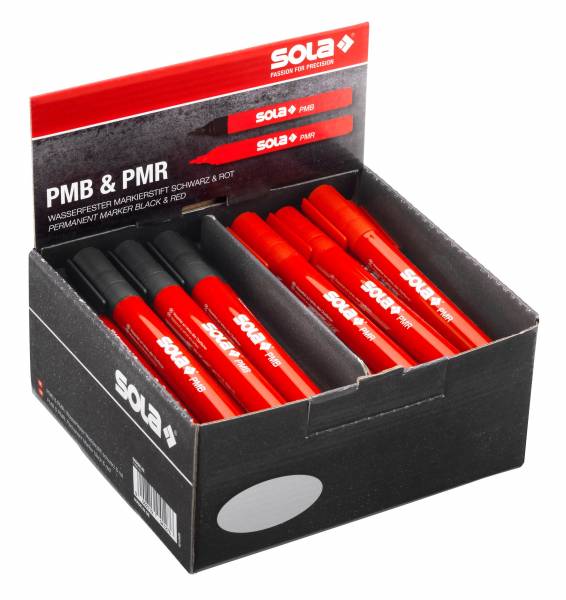 SOLA Permanent-Marker schwarz/rot PMBR SET - 66088142