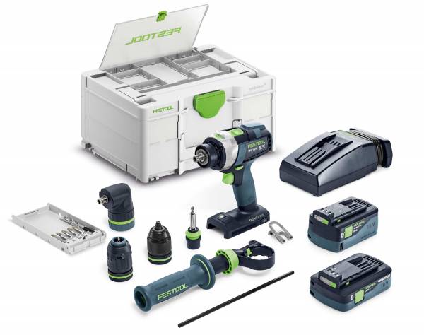 Festool Akku-Schlagbohrschrauber QUADRIVE TPC 18/4 5,0/4,0 I-Set/XL - 577622