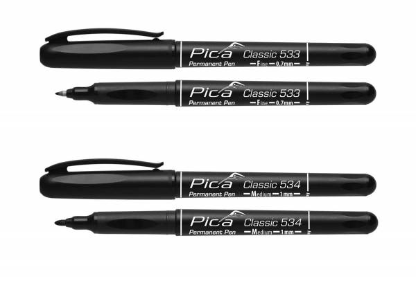 PICA® Classic Permanent Pen - Schwarz
