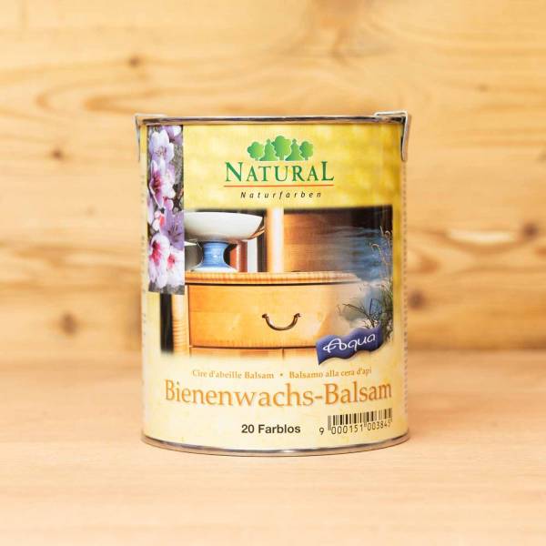 NATURAL Bienenwachs-Balsam für Innen - Farblos - 0,75 Liter
