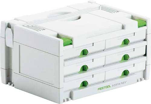 Festool SORTAINER mit 6 Schubladen SYS 3-SORT/6 - 491984