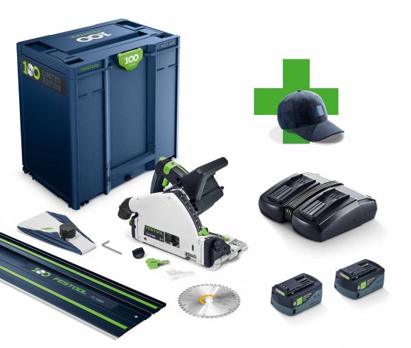 100 Jahre Festool Akku-Tauchsäge TSC 55 KEBI-Plus/XL-FS 100Y - 578229
