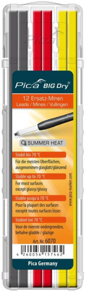 Pica BIG Dry Ersatzminen - "Summer-Heat" - 6070