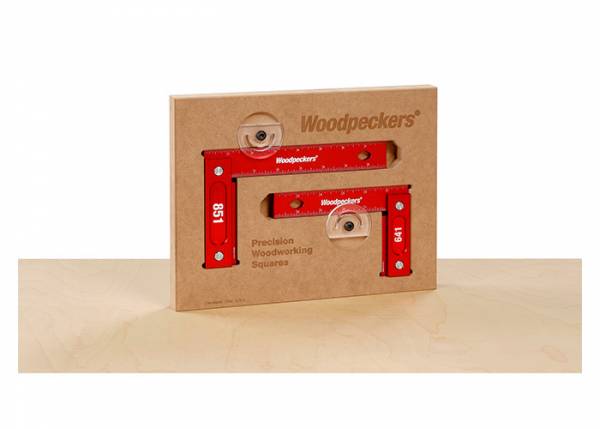 Woodpeckers® Anschlagwinkel-Set 150 & 200mm – Metrisch - 641851M