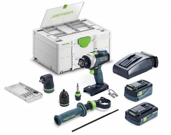 Festool Akku-Schlagbohrschrauber QUADRIVE TPC 18/4 5,0/4,0 I-Set - 577621