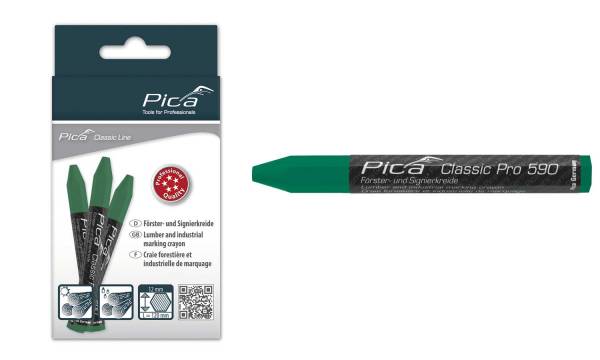 PICA® Classic Förster- und Signierkreide PRO - 12 Stück