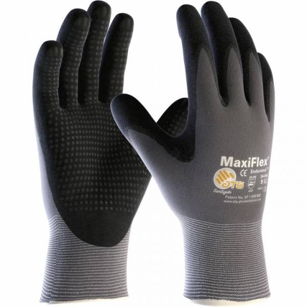 ATG MaxiFlex® Schutzhandschuh (MIT Noppen) - 34-844 EN388 Kategorie II