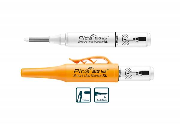 PICA BIG-INK Smart-Use Marker XL - weiß - 170/52