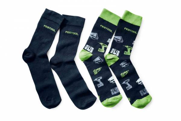 Festool Fan Socken - 2er Set mit unterschiedlichen Design