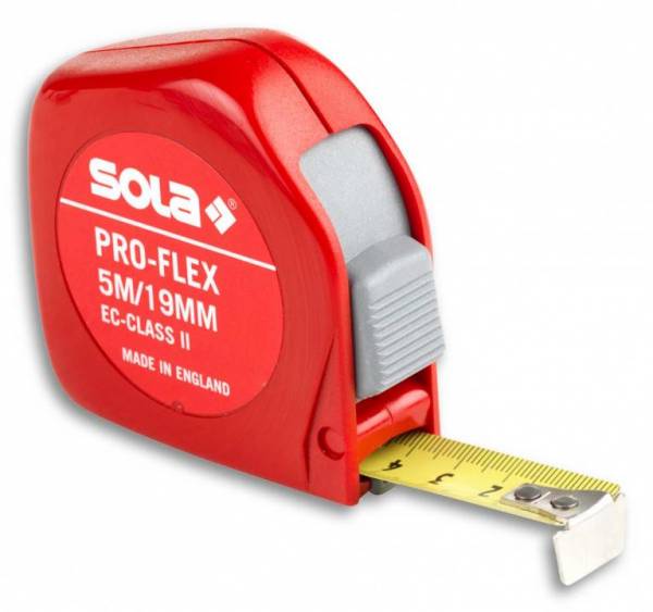 SOLA Rollmeter (19 mm) Pro-Flex PF 5 m, EG-Klasse 2 - 50027801