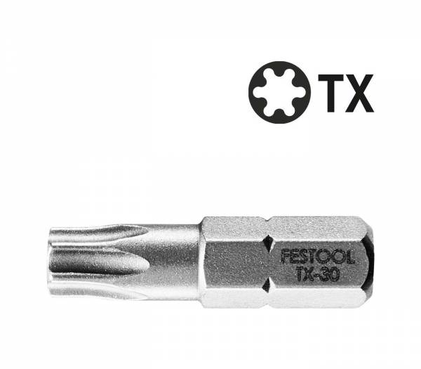 Festool Standard Bit TX 30 25mm - 10 Stück