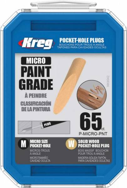 KREG® Micro-Holzdübel - lackierbar 65 Stk. - P-MICRO-PNT