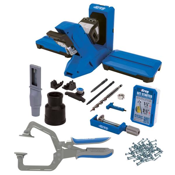 SET: KREG® Jig - Taschenloch Bohrschablone 720 Pro + Automaxx-Zwinge KHC 3 - KPHJ720PRO