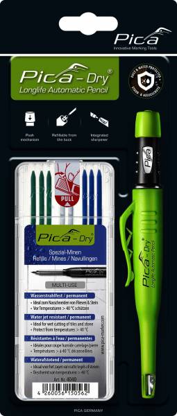 SET: PICA Dry Bundle "Special" Tieflochmarker mit Spezialminen - 3030+4040