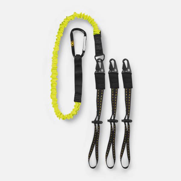 CLC Werkzeugsicherung 104-142 cm + Karabiner + 3 tauschbare Halter - 1001025