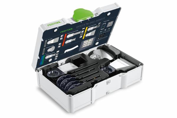 NEU: Festool Oszillierer-Sägeblatt-Set im Mini-Systainer³ SYS3 S 76-OSC-SORT/7 - 578116