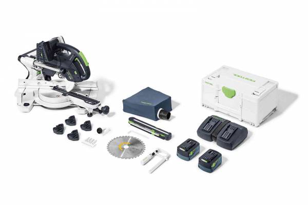 SET: Festool Akku-Kapp-Zugsäge KSC 60 EB 5,0 I-Plus KAPEX (Maschine + Akku + Ladegerät) - 577954