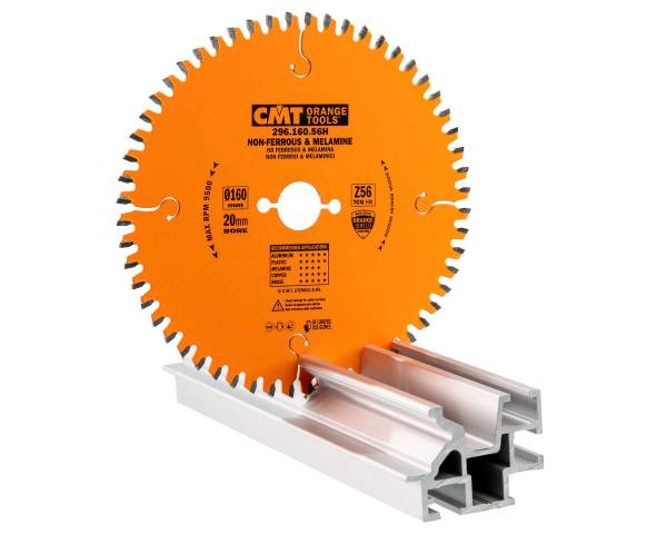 CMT HW Kreissägeblatt für Aluminium & Kunststoffe, Ø 160x2,2x20mm Z56