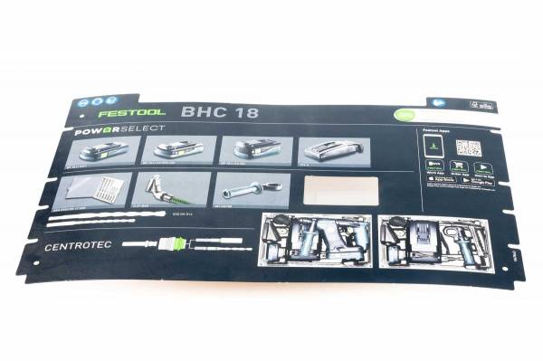 Festool Deckelplakat BHC 18 (Originales Ersatzteil) - 10678643