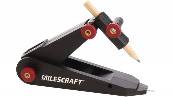 Milescraft® Parallelanreißer mit Bleistift und Zirkelfunktion - ScribeTec